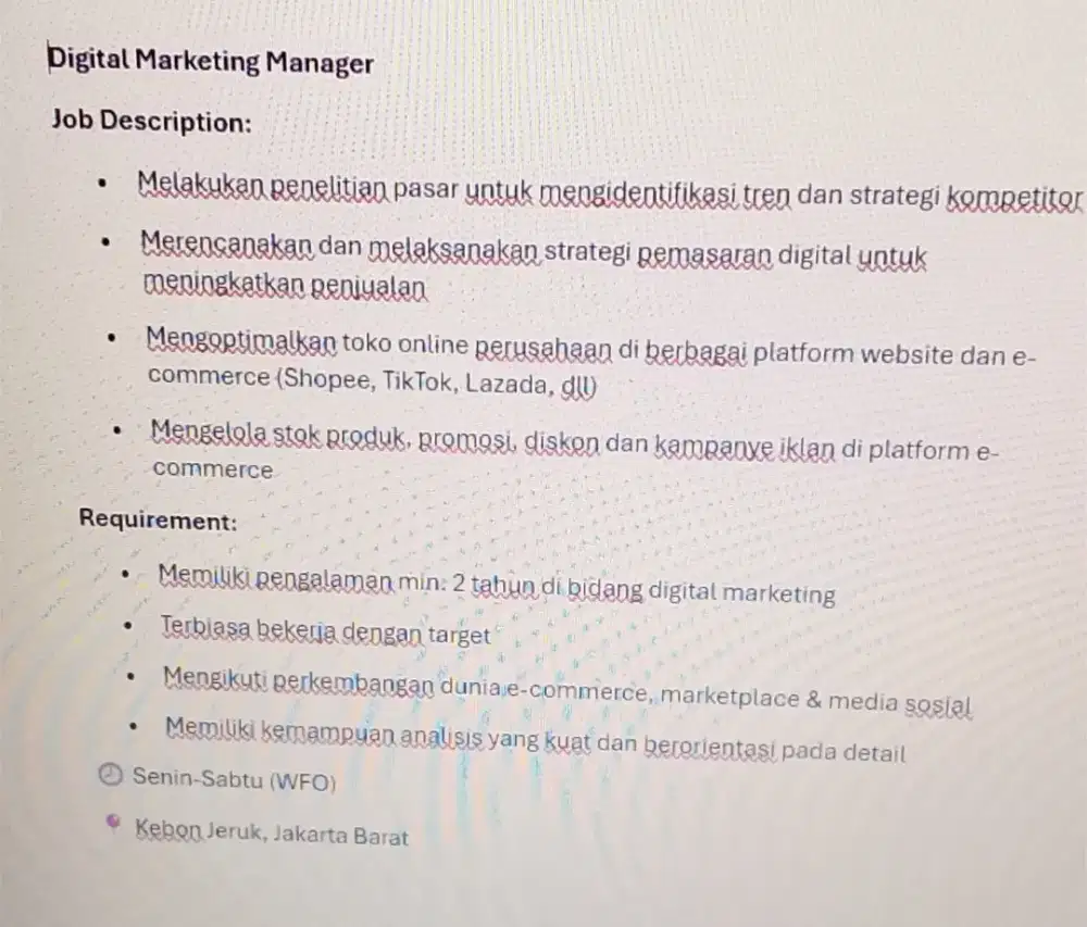 Digital Marketing Manager
