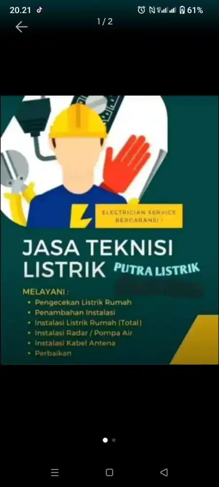 JASA TEKNISI LISTRIK