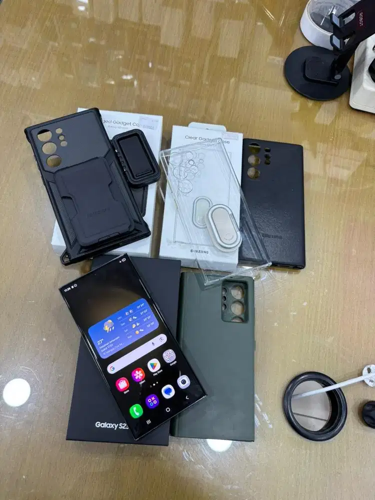 Second samsung s23 ultra 12/512 warna green mulus like new