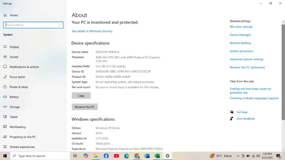 Laptop HP 14-af118Au