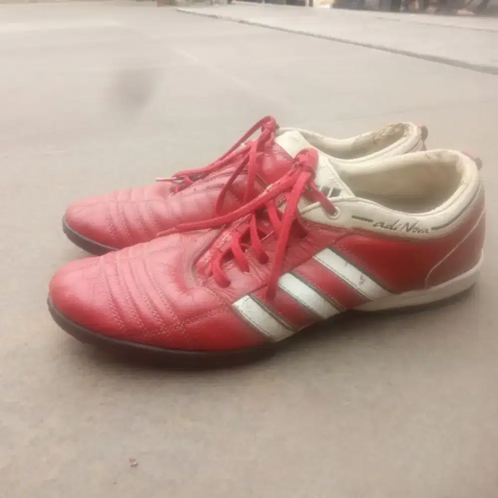 Size 44 sepatu futsal mini soccer adidas adinova kulit original