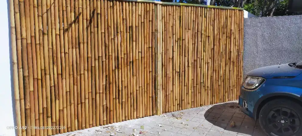Pagar bambu berkualitas