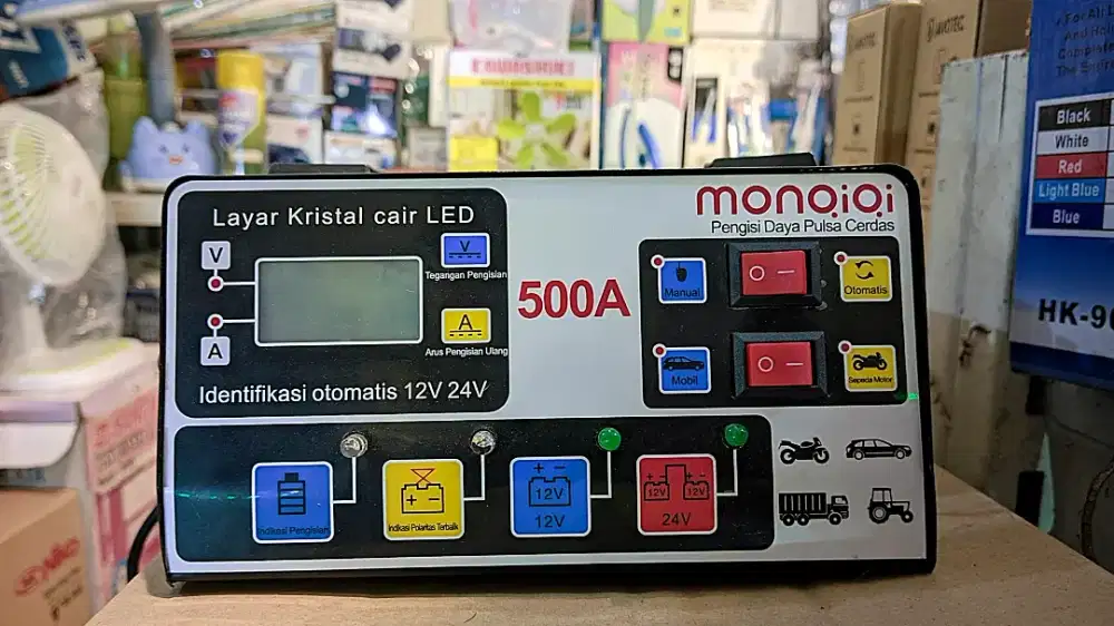 Charger Aki 500A (Second like new)