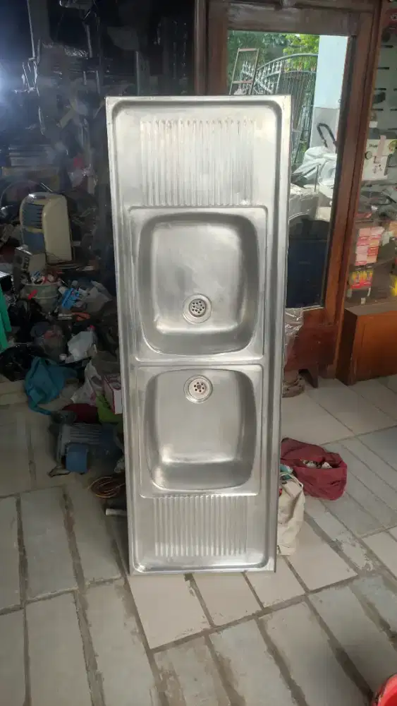 WESTAFEL SINK CUCI PIRING 2 LUBANG RADIANT