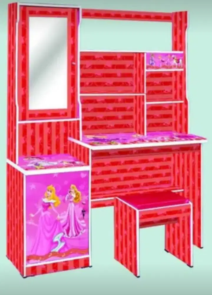 Meja Belajar MB Cermin Beauty Girl
