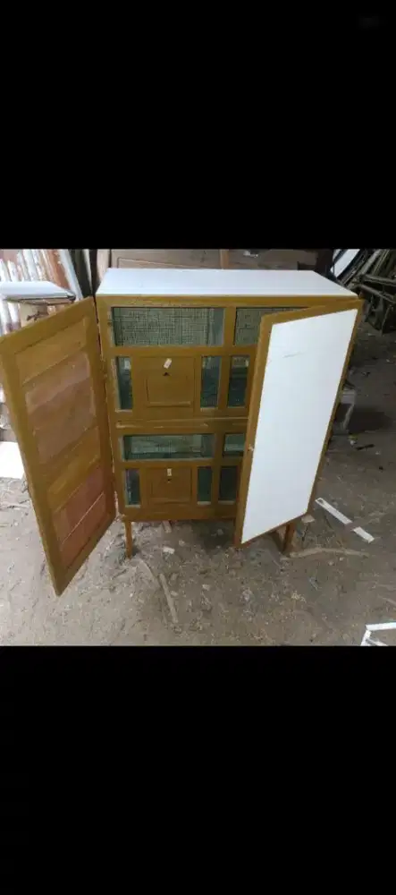 Kandang burung r pintu 40x40 persegi