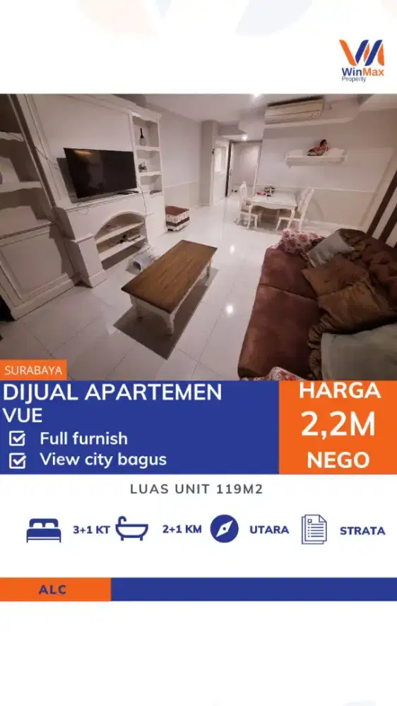 APARTEMENT FOR SALE APARTEMEN VUE CIPUTRA WORLD