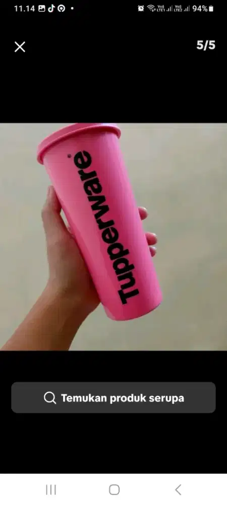 Giant tumbler / cangkir tupperware ori