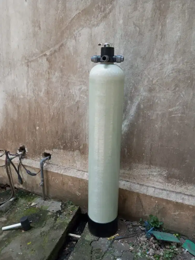 Filter air frp 1054 + media +pemasangan