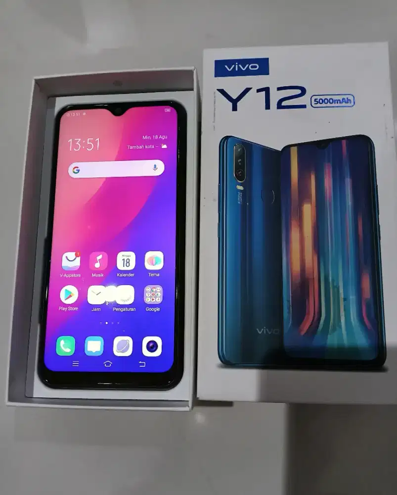 VIVO Y12 3/32 Black PEMAKAIAN PRIBADI