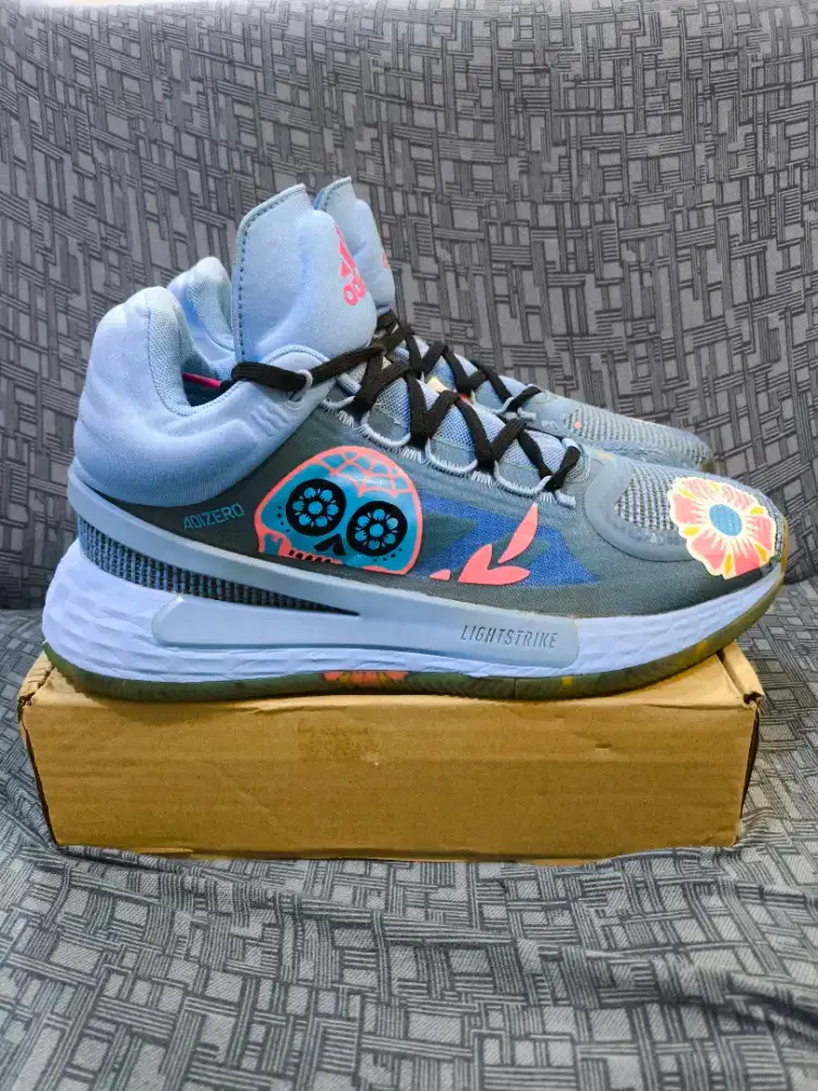 Sepatu Basket Badminton Volley Adizero Lightstrike X DOTD Size 42.5