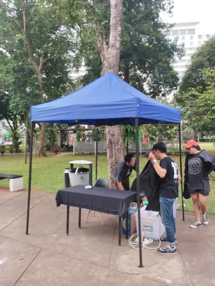 Tenda lipat otomatis wilayah Kota Bekasi & Sekitarnya