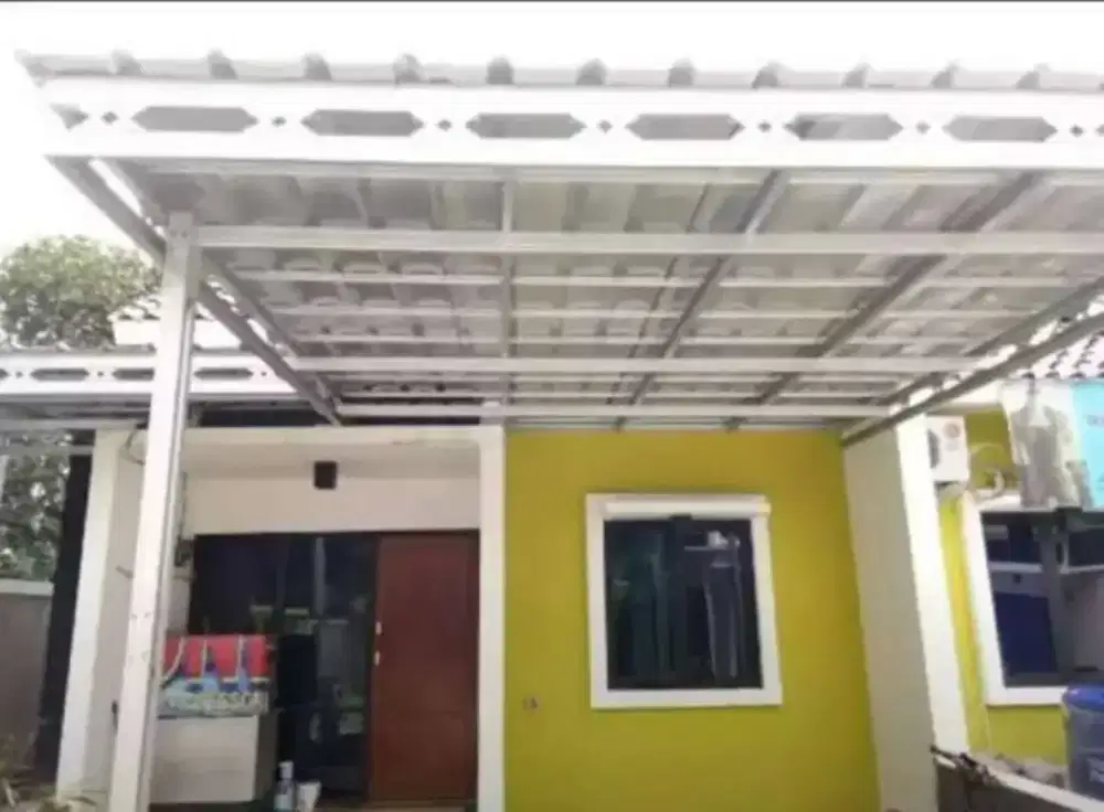 Kanopi BAJARINGAN atap Upvc doble layer
