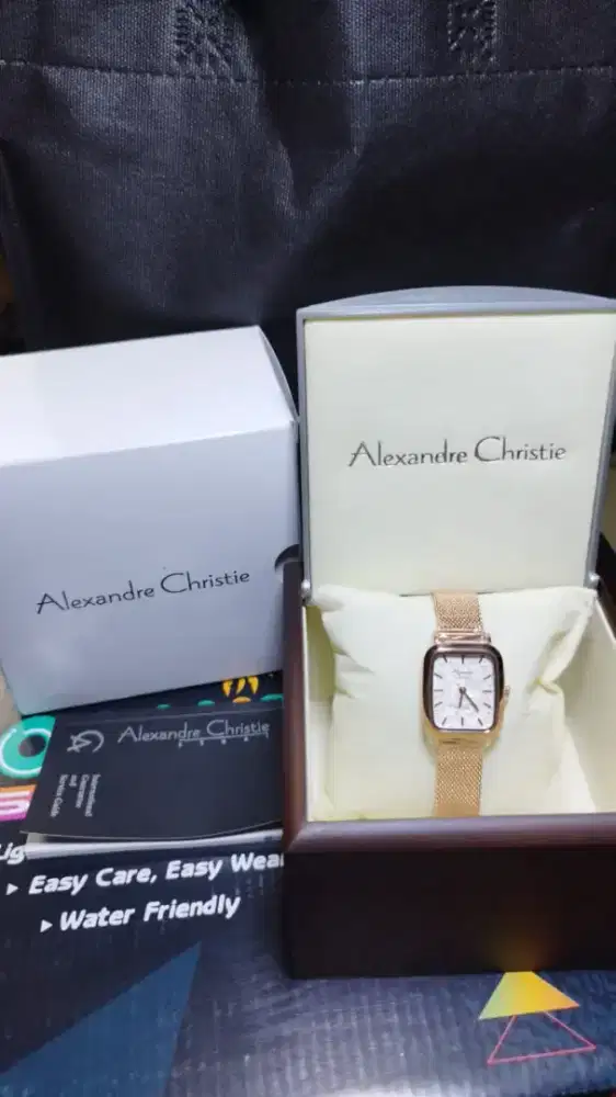 Jam tangan wanita ori alexandre christie
