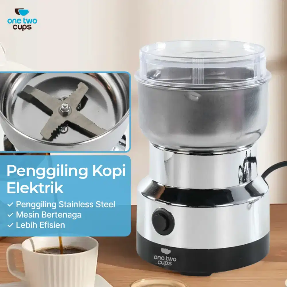 Alat Penggiling Kopi Elektrik Grinder Bumbu Serbaguna