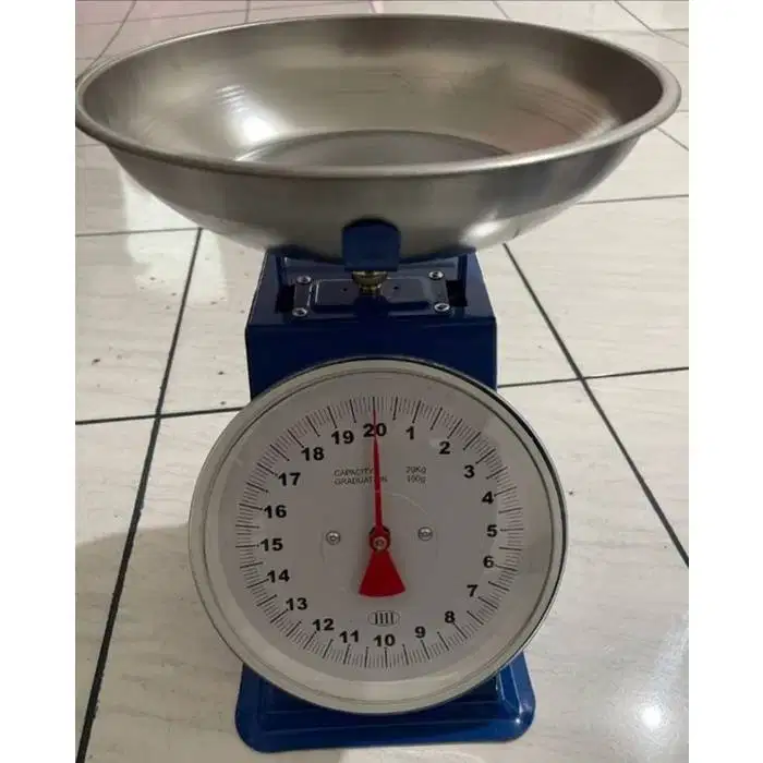Timbangan Jarum 20kg/Analog/Duduk/Mangkok/Laundry