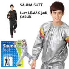 Jaket Sauna Pembakar Lemak Pelangsing Tubuh