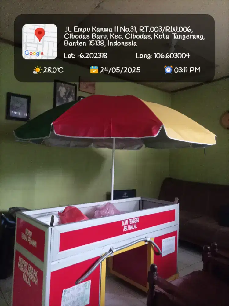 Gerobak motor Siomay/bakso, dll