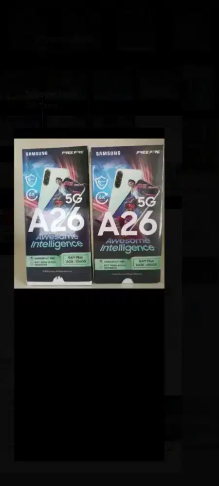 Samsung galaxy A26 5G ram 8gb 256gb dan8/128 resmi