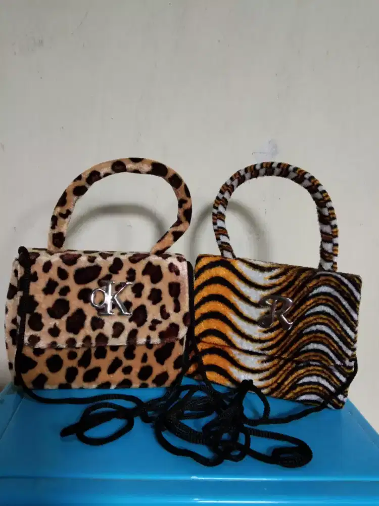 Tas mini leopard bludru