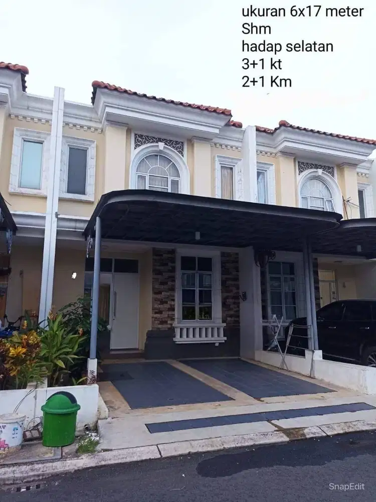 Dijual Cepat Rumah Minimalis 2 Lantai Dalam Cluster La Seine Jakarta G