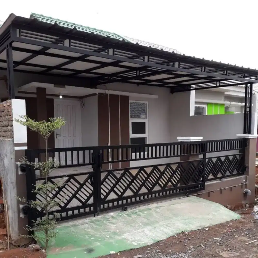 Bengkel las Lampung tralis kanopi pintu pagar gerbang tangga
