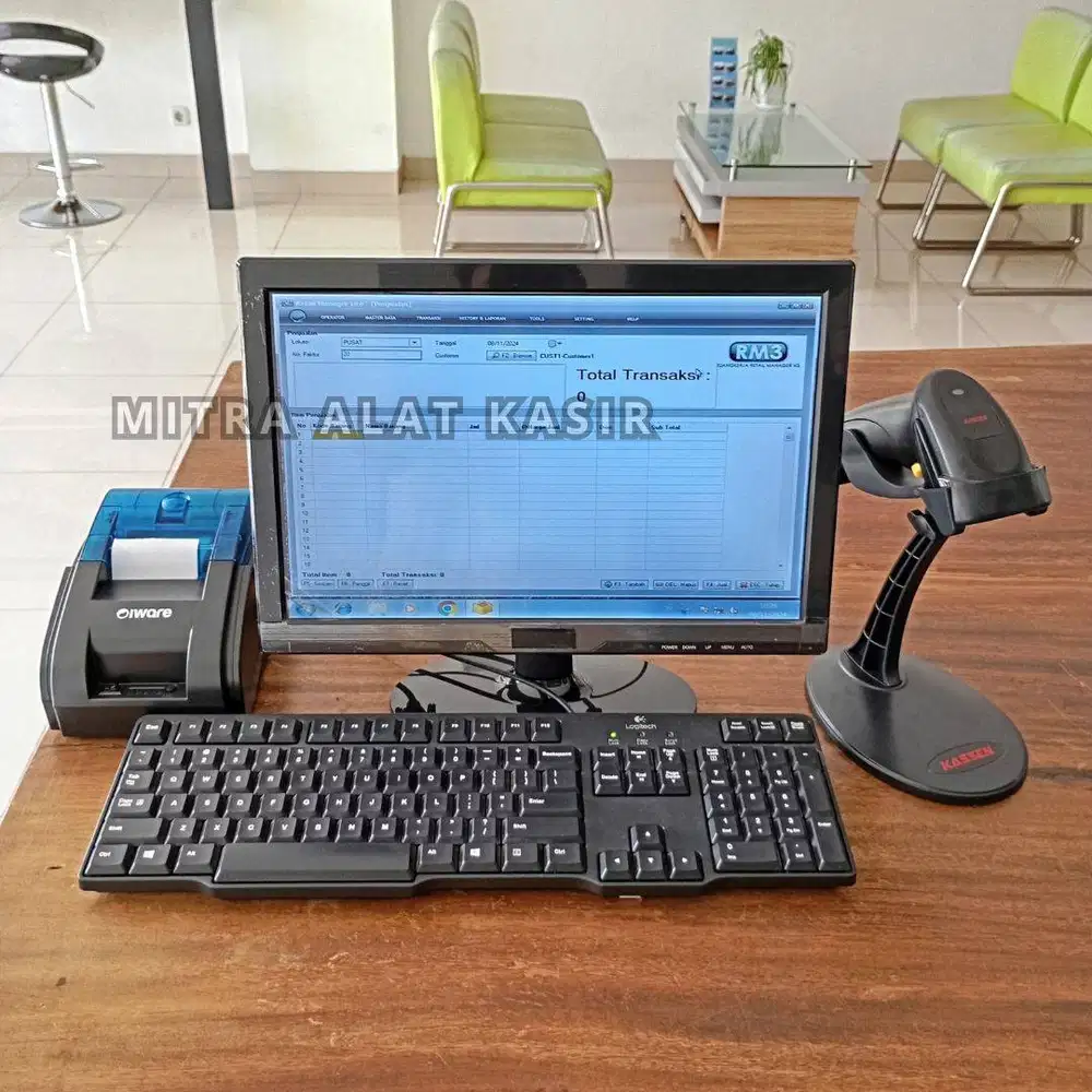 Paket SOFTWARE KOMPUTER KASIR & ALAT KASIR LENGKAP!