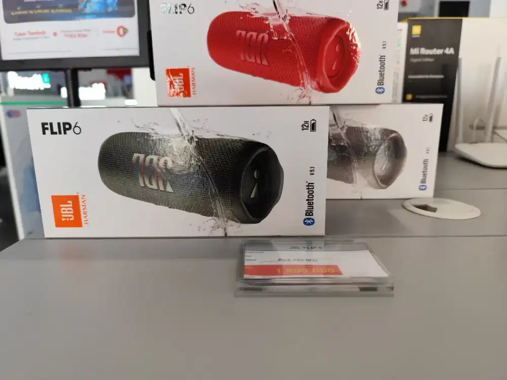 New JBL Flip 6 bluetooth speaker, barang masih segel & garansi resmi.