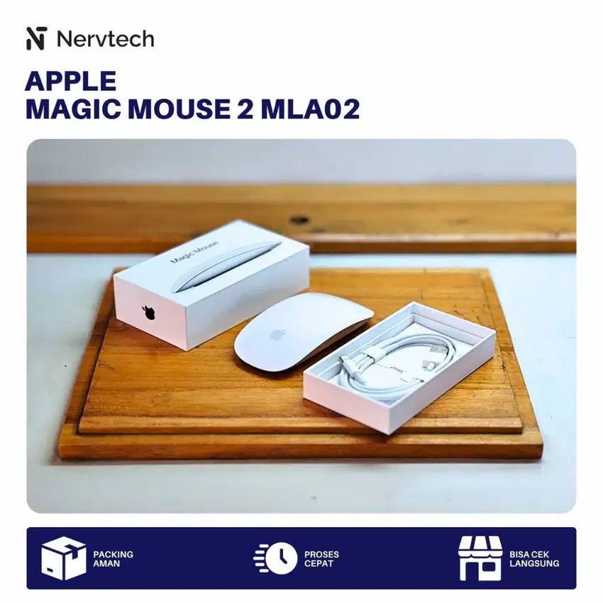 Apple Magic Mouse 2 MLA02 White Mouse Wireless Bluetooth