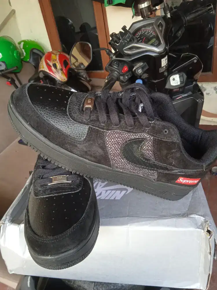 Nike AF1 carbon full black