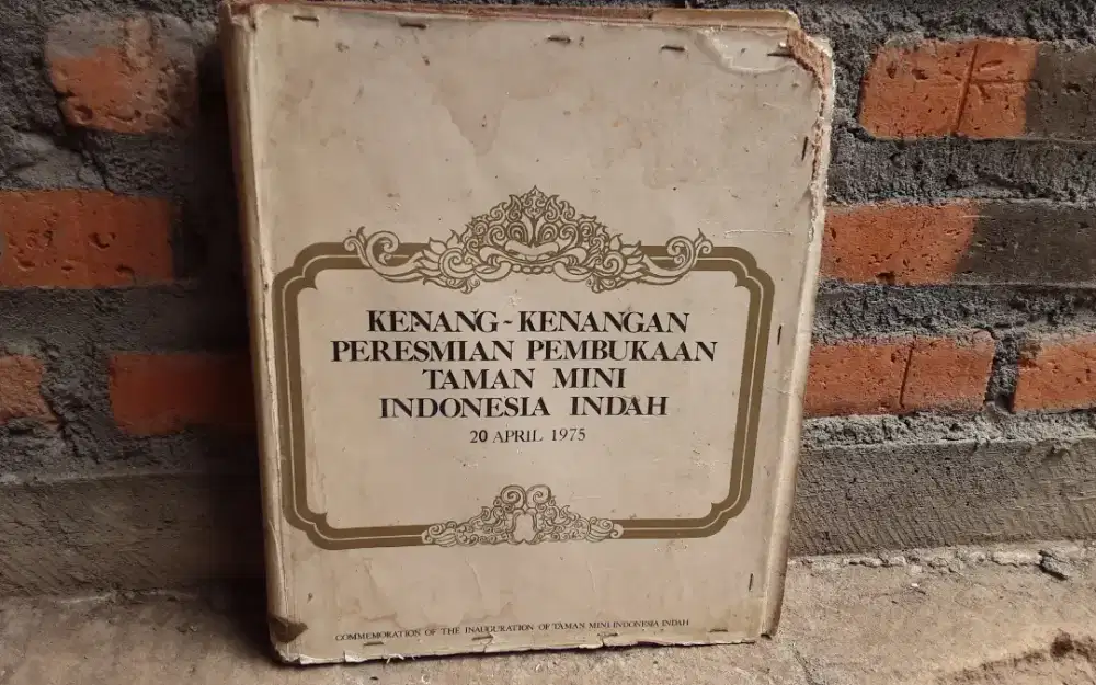 BUKU PERESMIAN TMII 1975 ERA PRESIDEN SOEHARTO (COLLECTOR ONLY)