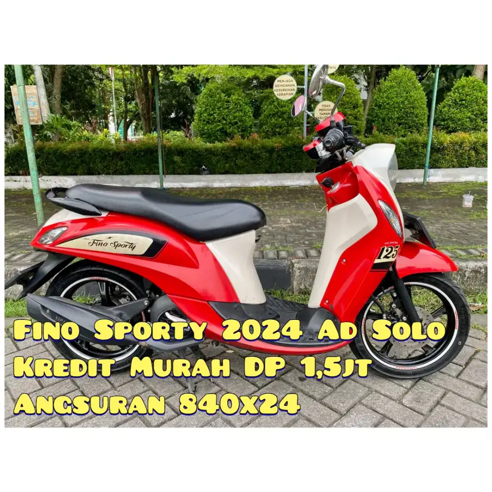 Fino New 125cc 2024 Merah Putih Ad Solo