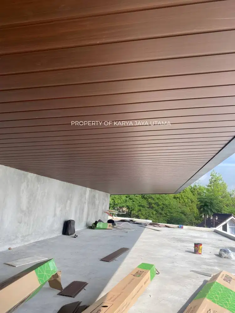 PLAFON WPC MURAH, TAHAN RAYAP DAN TAHAN AIR