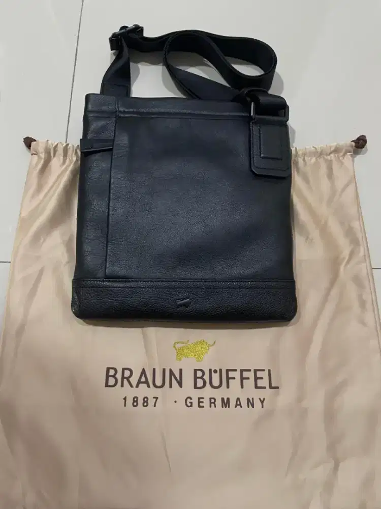 TAS SLEMPANG PRIA MERK BRAUN BUFFLE