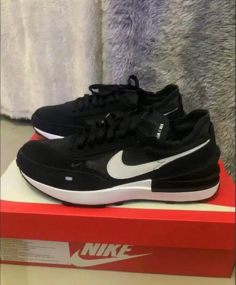 Sepatu Nike Waffle Original Black