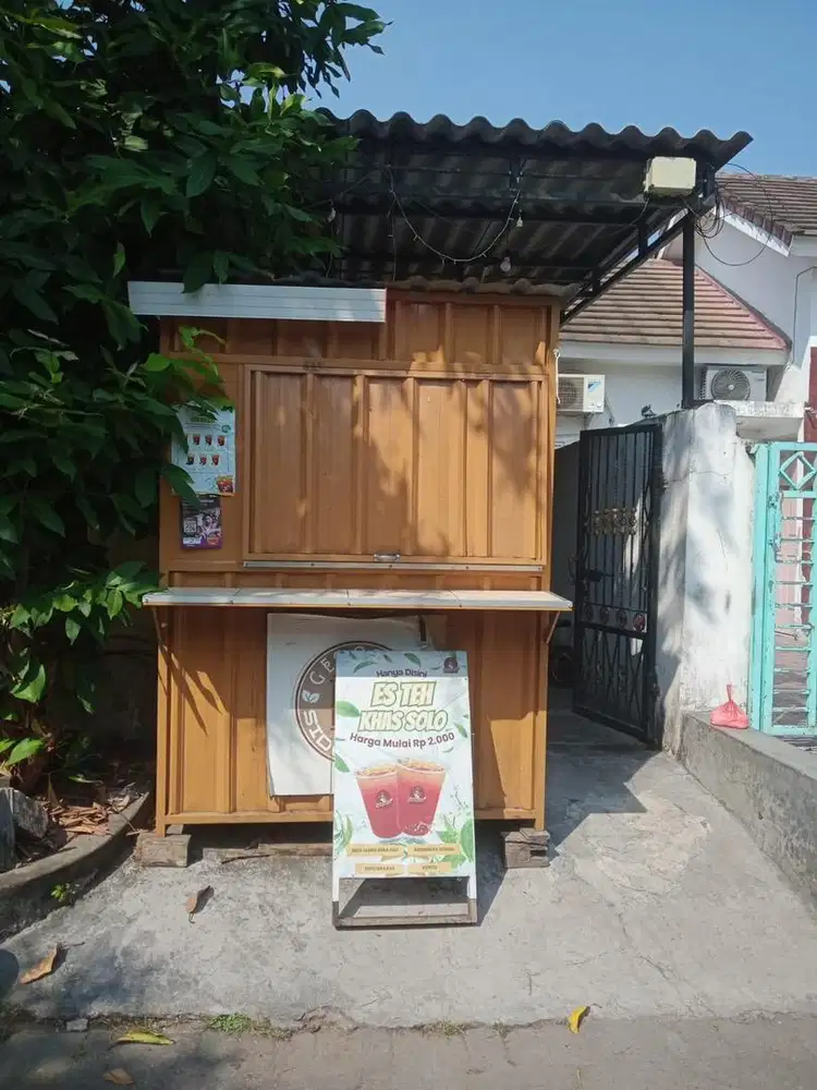 Booth container / Rombong Container 150x200 preloved