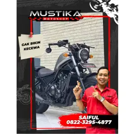 Odo 9rb istimewa!!!Honda Cmx 500 Rebel 2017 Full Paper Mulus-Mustika