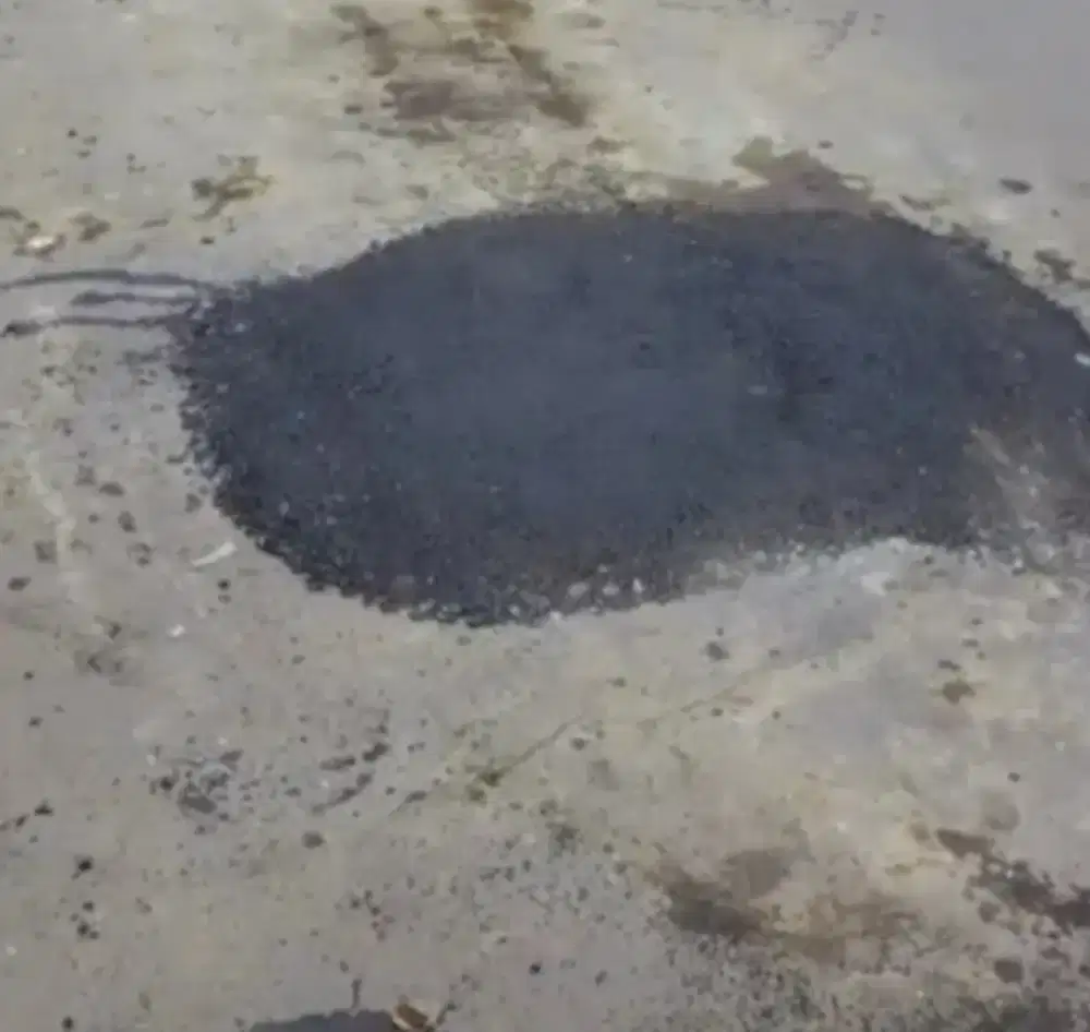 Aspal jalan aspal bakar murni