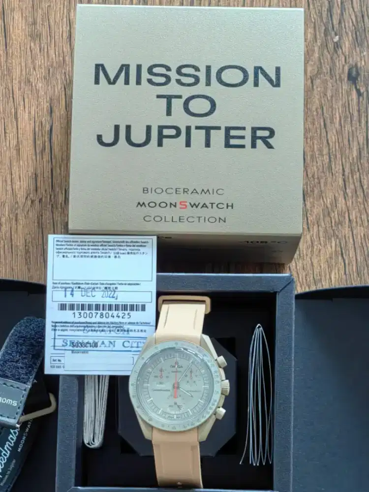 Omega swatch mission to Jupiter