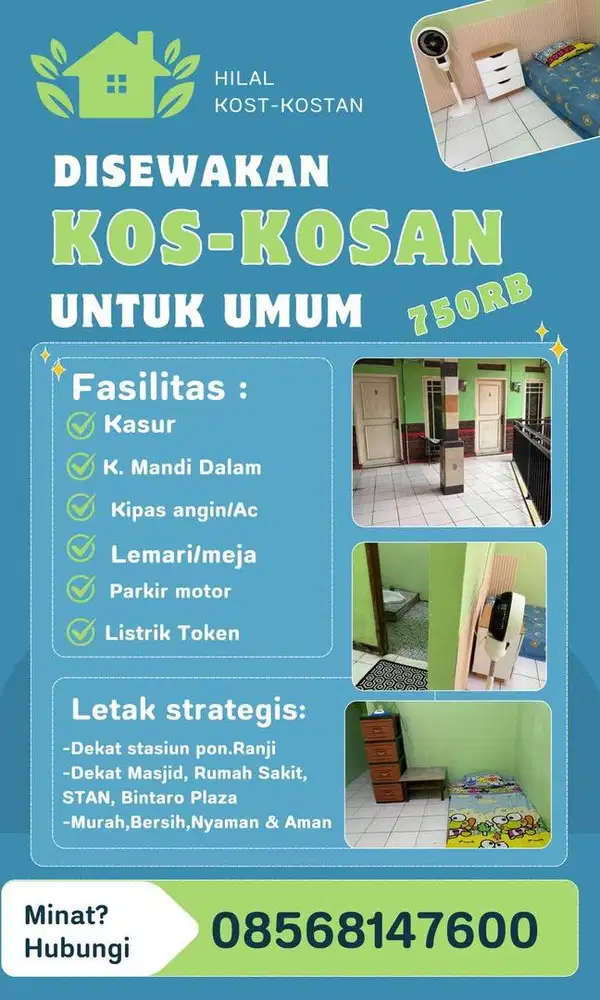 Sewa Kos kosan Pak H.Hilal