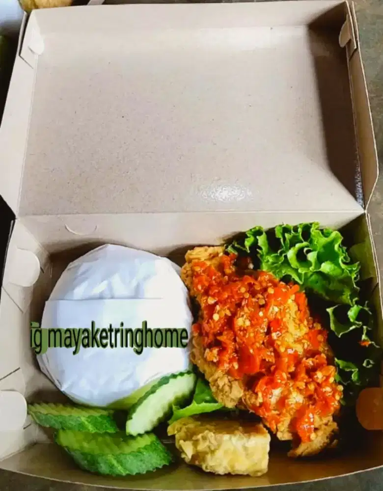 Nasi kotak di bandar Lampung praktis ekonomis rasa nikmat dan halal