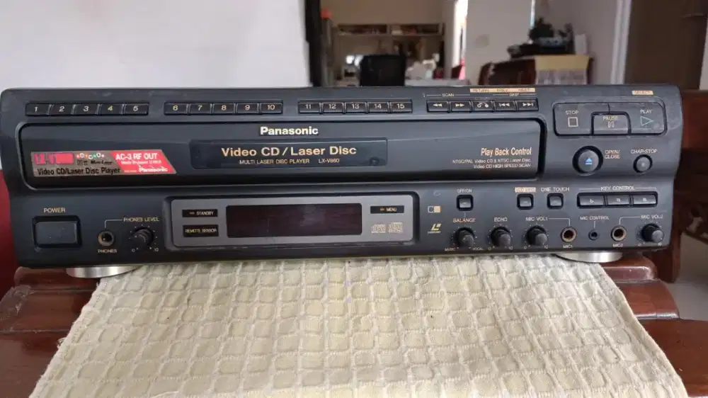 Video CD player/laser disk merk panasonic