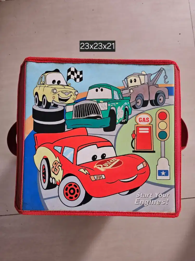 Box kotak tempat penyimpanan barang mainan toys the cars