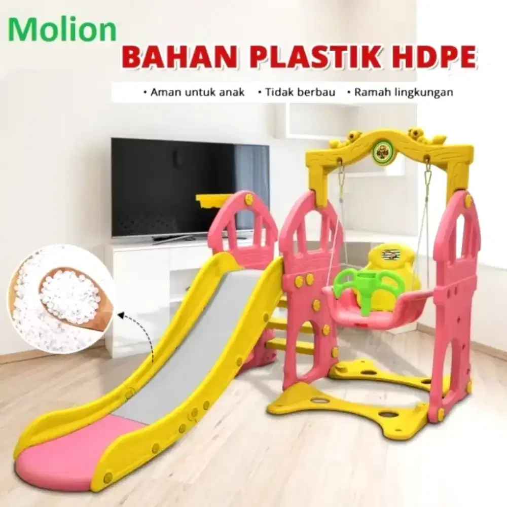 Perosotan set ayunan Molion anak sudah free bola, free pasang ditmpt