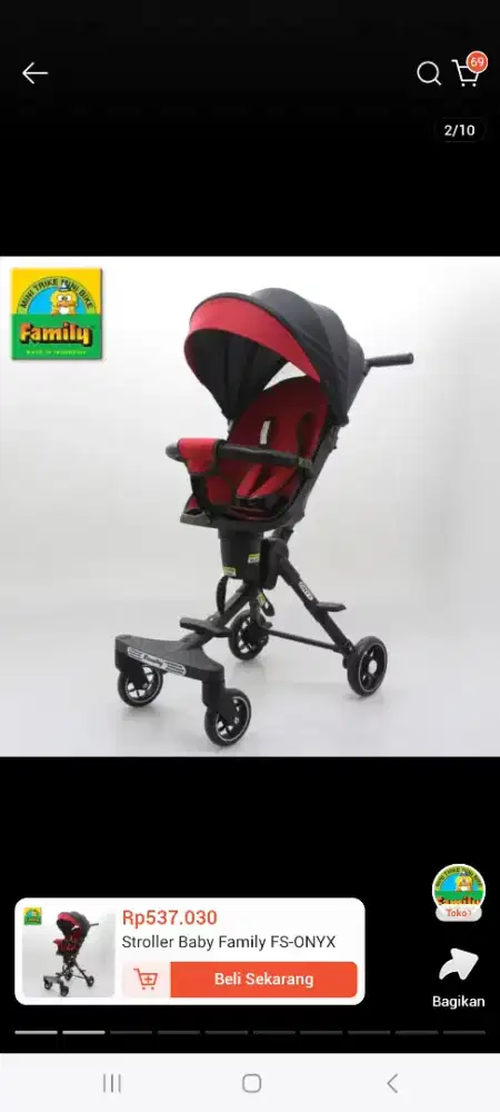 Stroller family fs onyx
