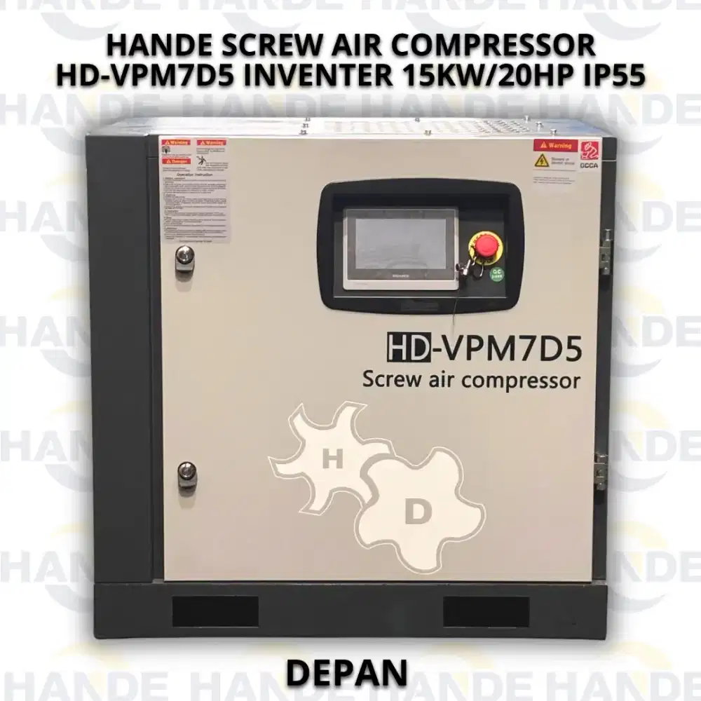 Hande Screw Air Compressor HD-VPM7D5 Inventer 7,5KW/10HP IP55 8 Bar