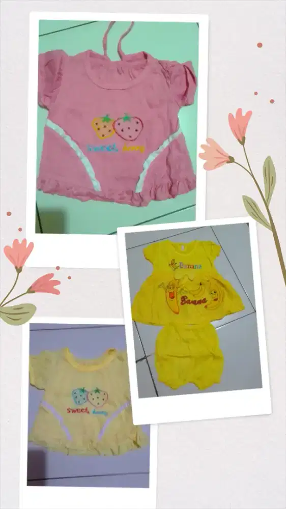 Baju bayi baru newborn