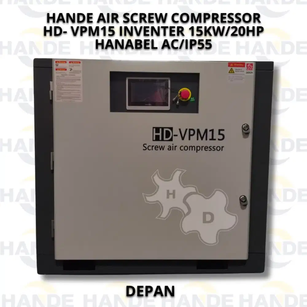 Hande Screw Air Compressor HD-VPM15 Inventer 15KW/20HP IP55 8 Bar