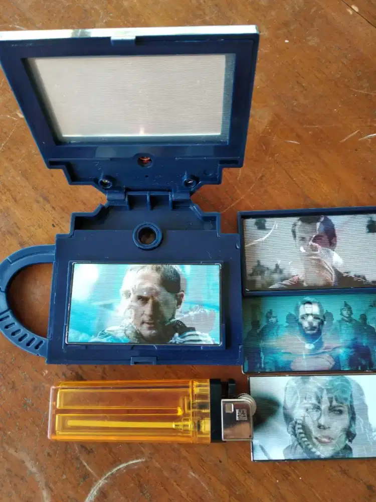 Mainan slide viewer kamera superman Warner Bros unik