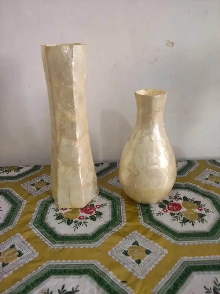 Borongan Vas Kerajinan Kulit Kerang